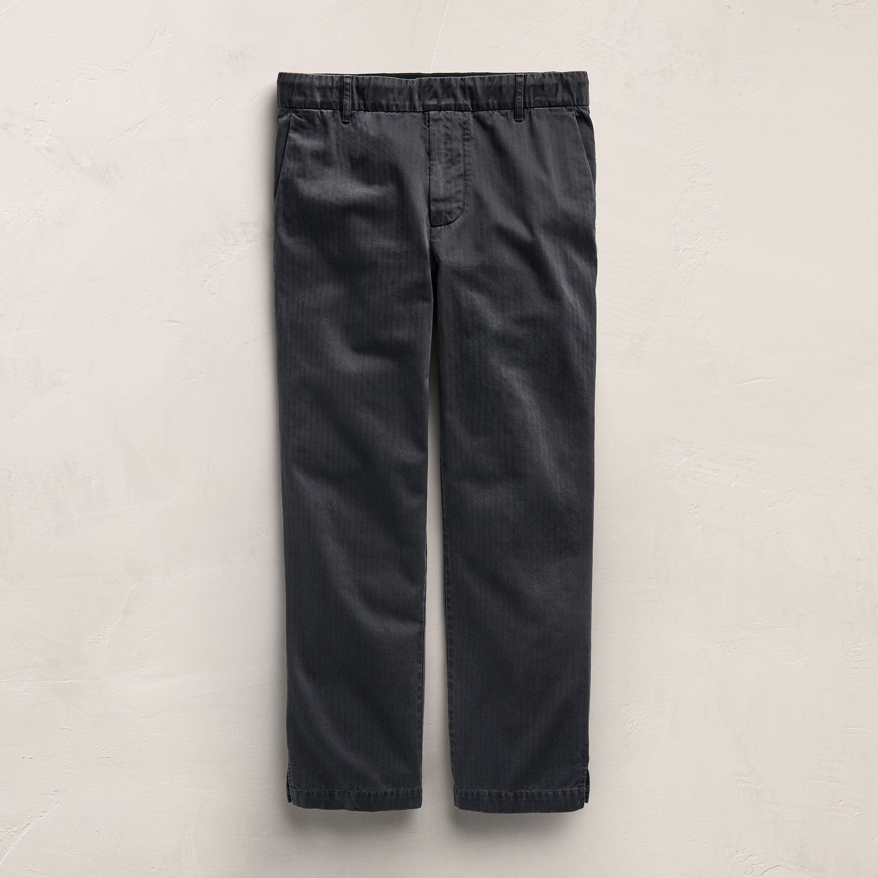 Pantalon sergé chevrons - Bleu Nuit Pigment