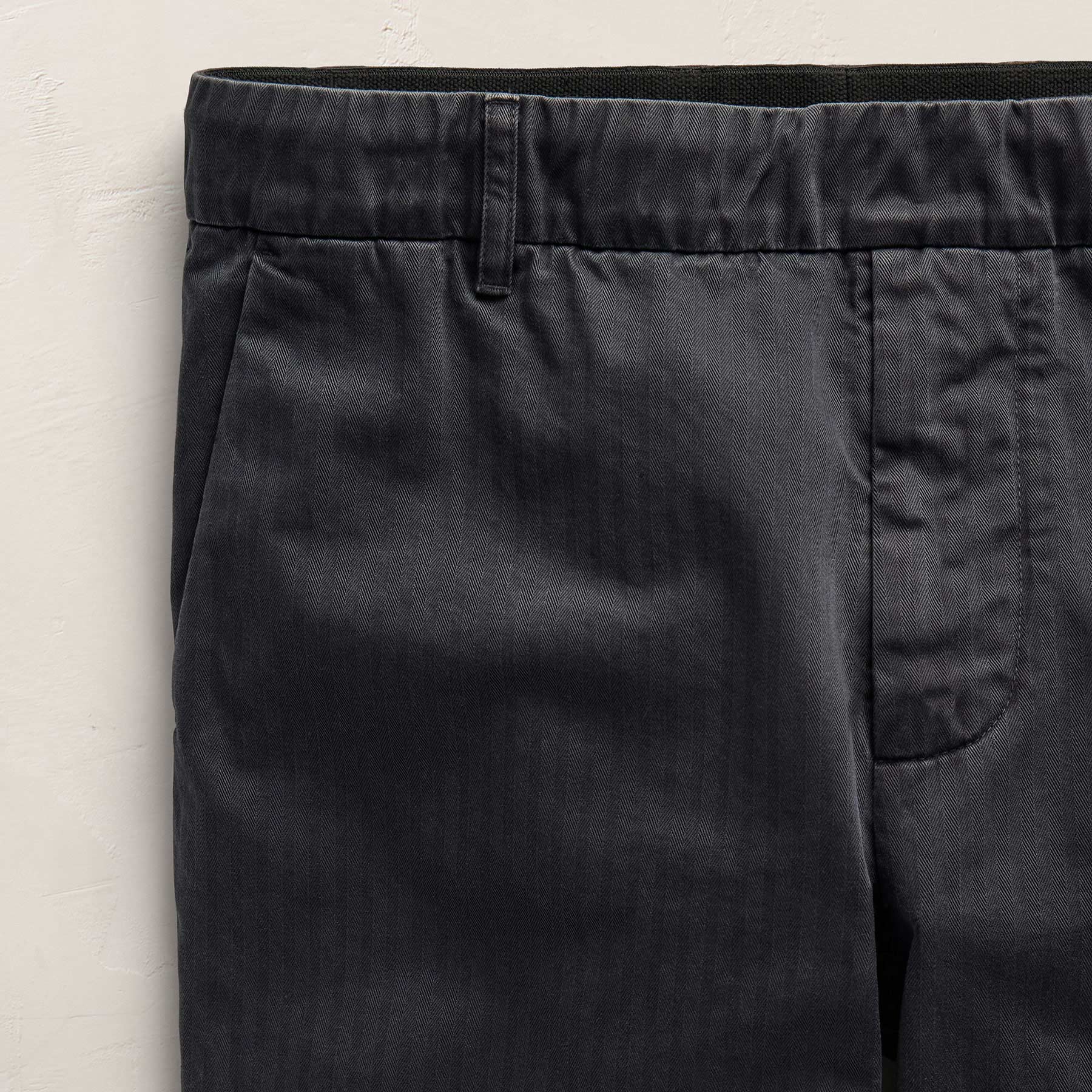 Pantalon sergé chevrons - Bleu Nuit Pigment
