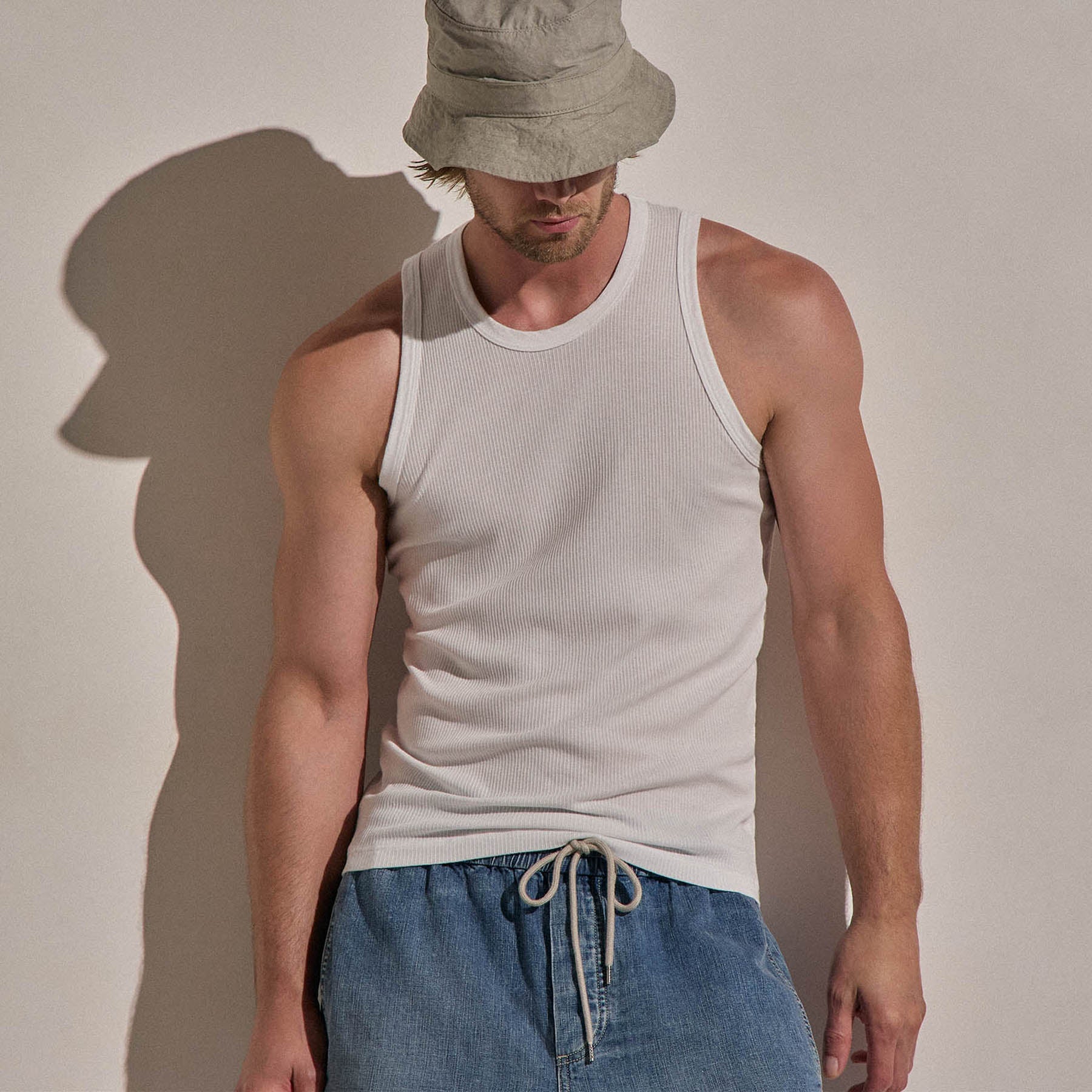 LA Skate Tank - White