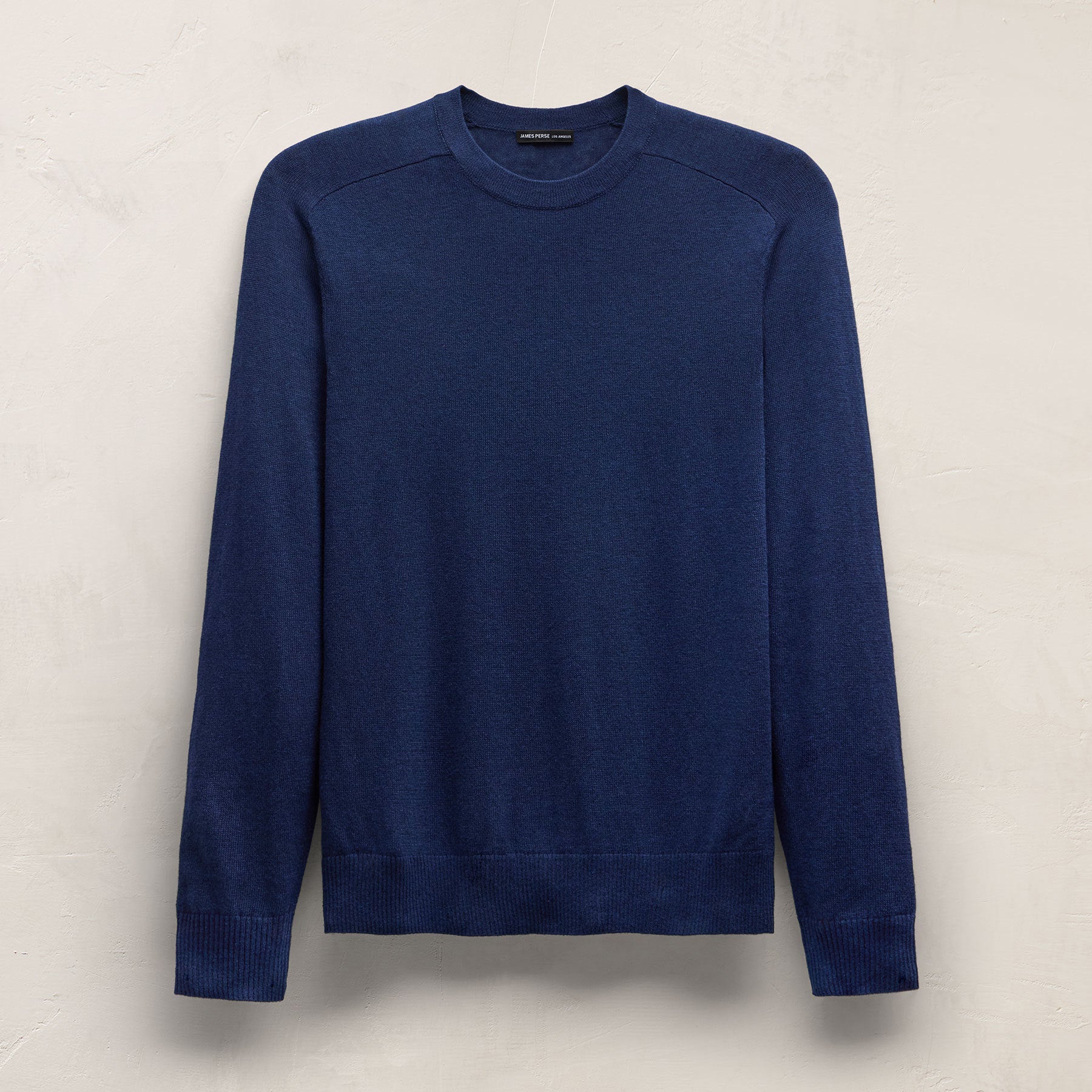 Cotton Cashmere Raglan Crew - Admiral