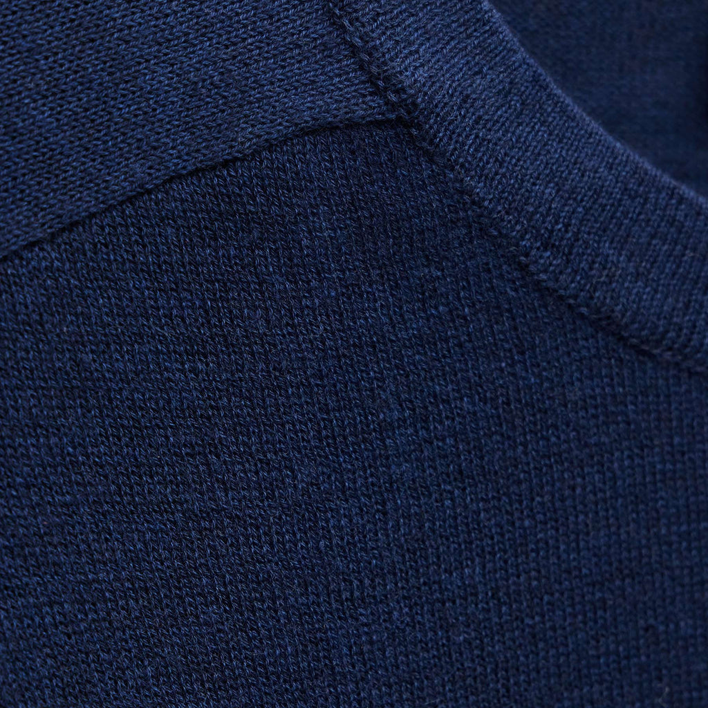 Cotton Cashmere Raglan Crew - Admiral
