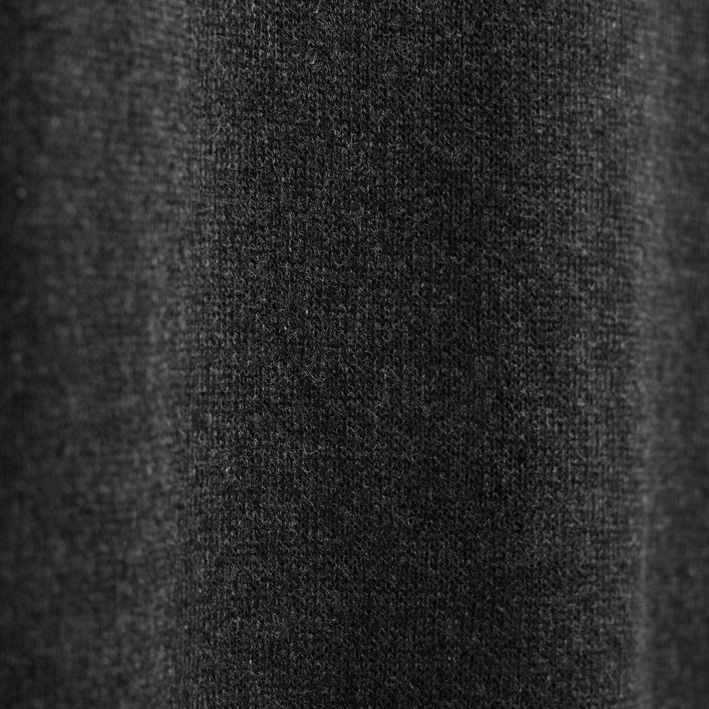 Cotton Cashmere Raglan Crew - Coal