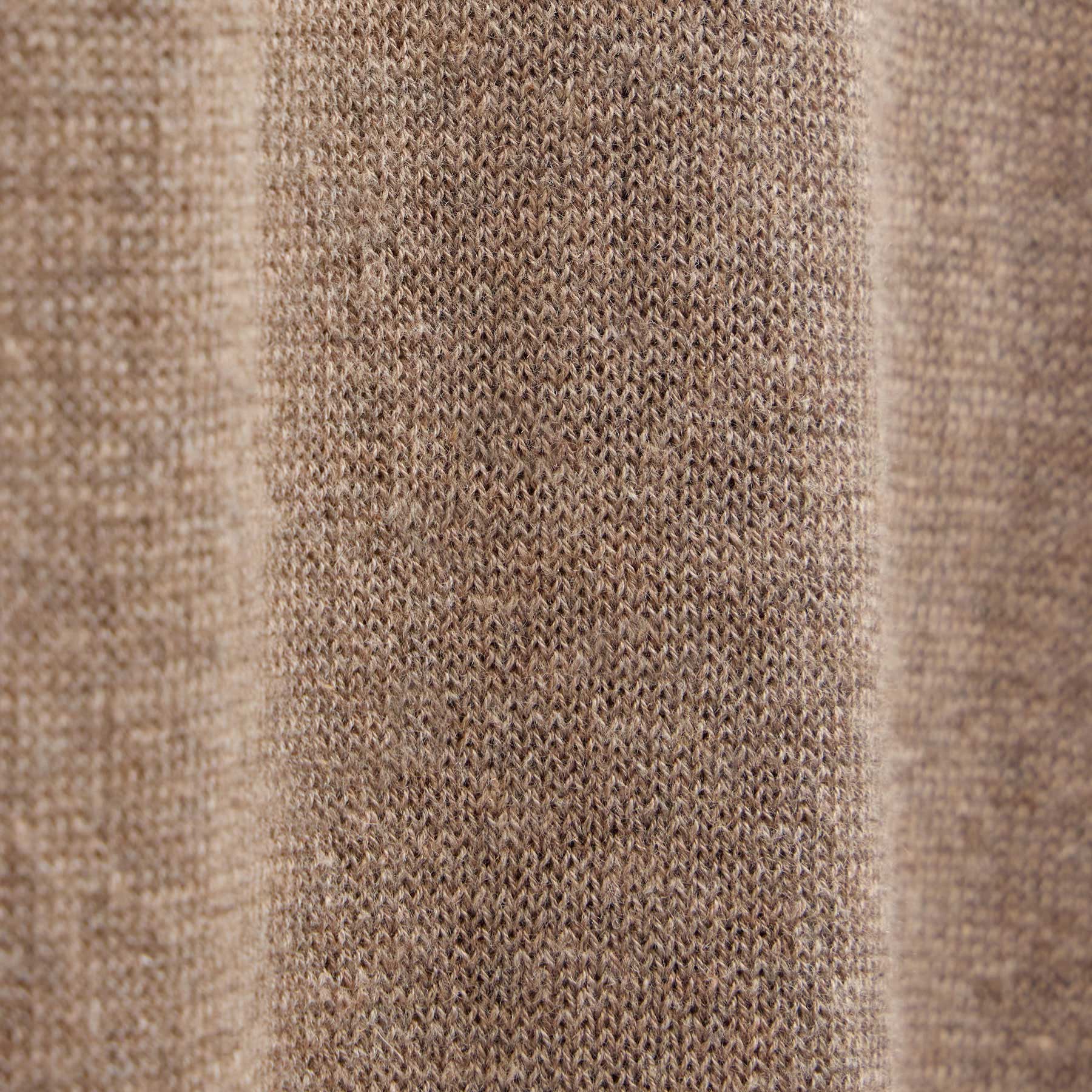 Cotton Cashmere Raglan Crew - Warm Brown