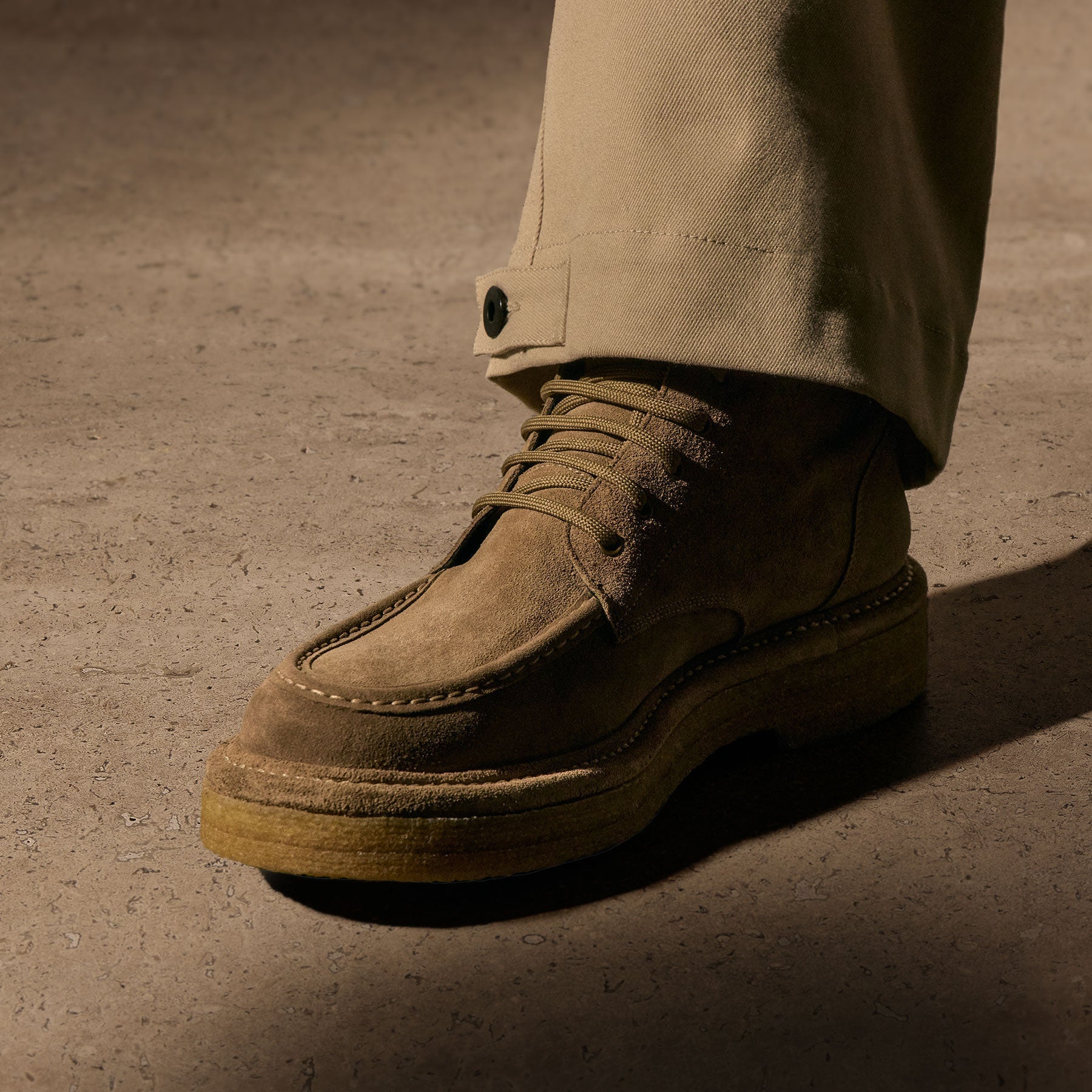 Men's Suede Work Boot - String