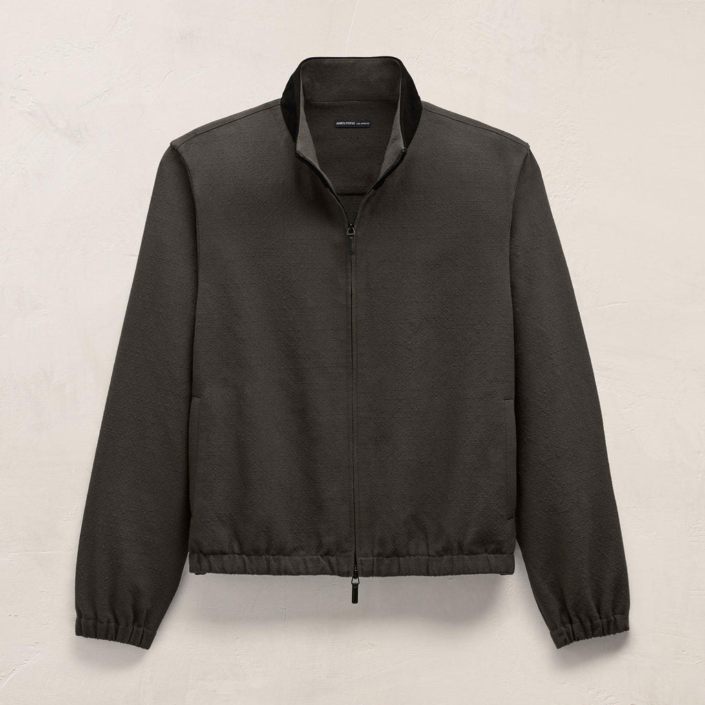 Veste de survêtement avec finitions en suède - Olive foncé/Noir