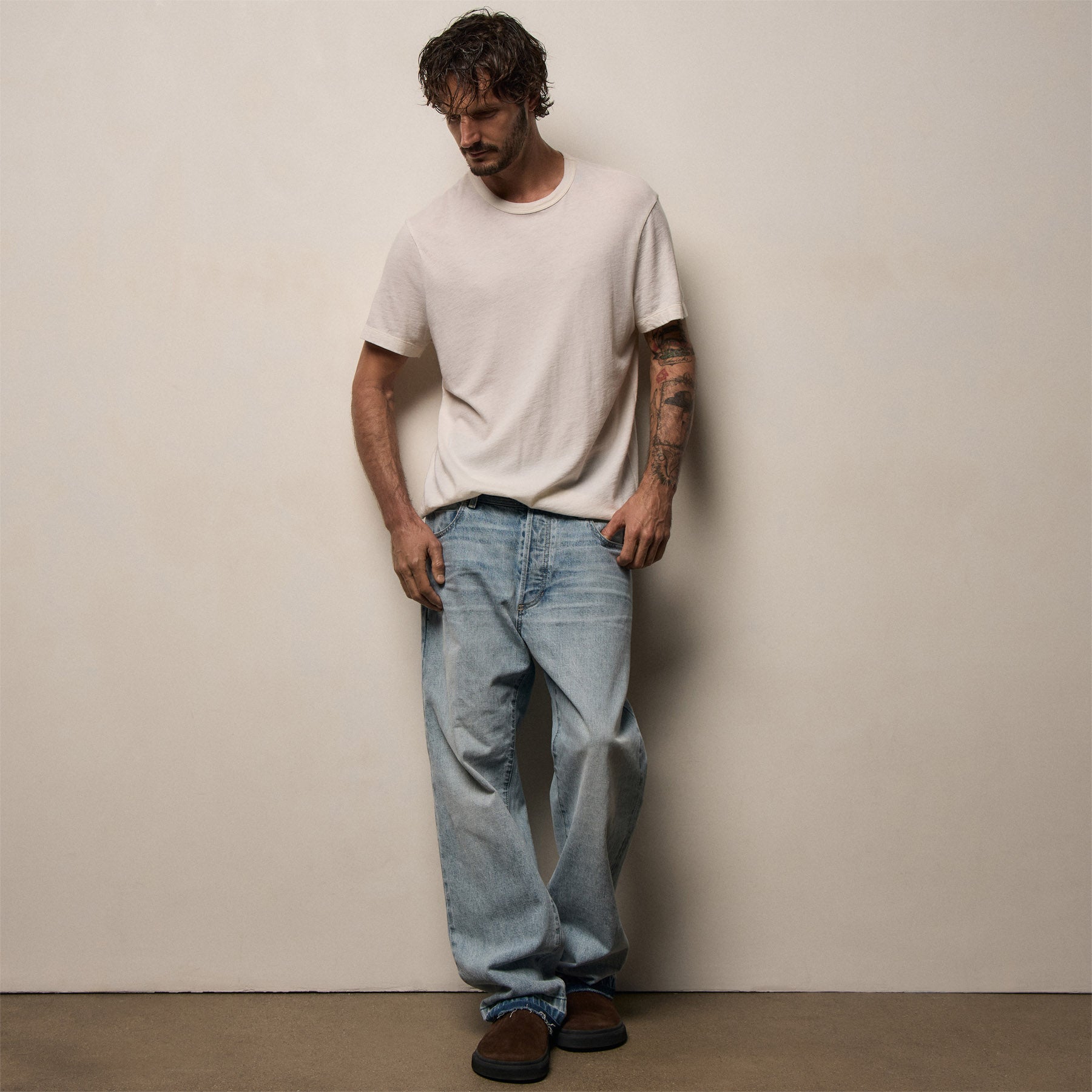 Pantalon en jean selvedge Surfer - California Sunfade
