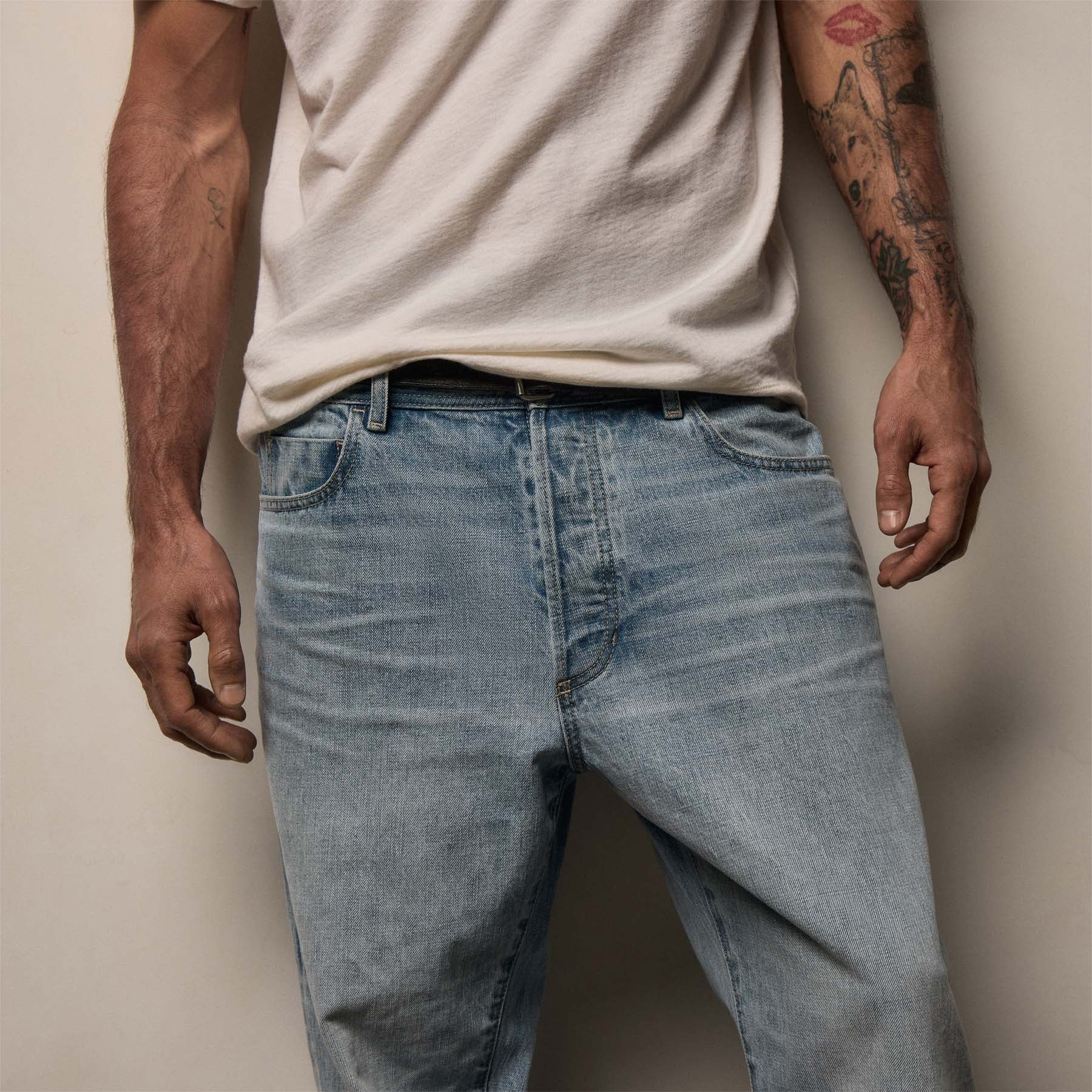 Pantalon en jean selvedge Surfer - California Sunfade