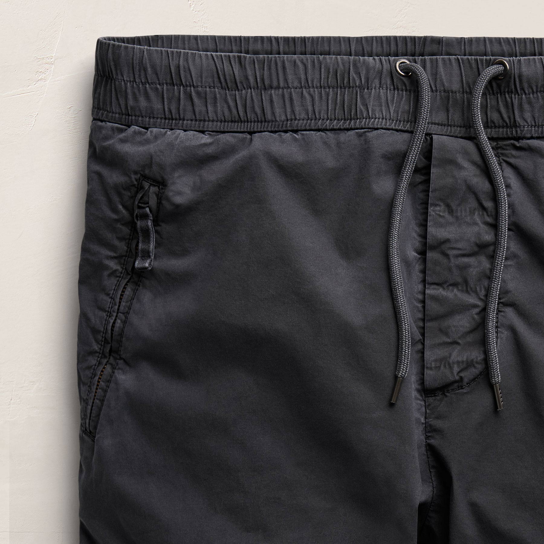 Cargo Parachute en popeline - Bleu Noir Pigmenté