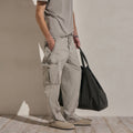 Pantalon cargo en popeline Parachute - Pigment Fog