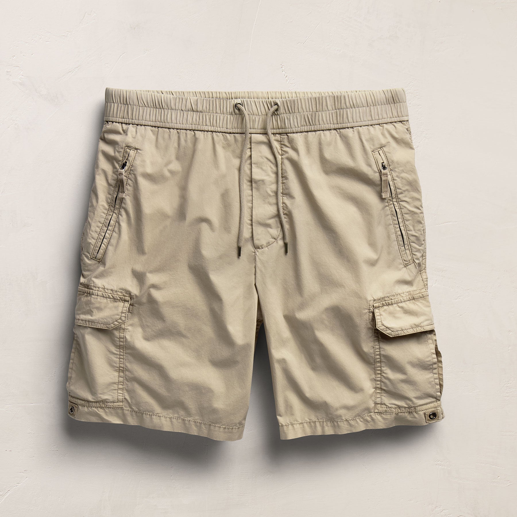 Parachute Poplin Cargo Short - Flax Pigment