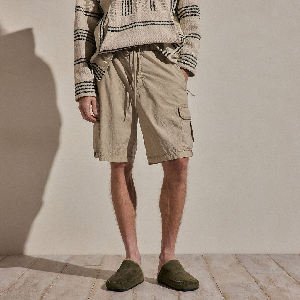 Short cargo en popeline Parachute - Pigment lin
