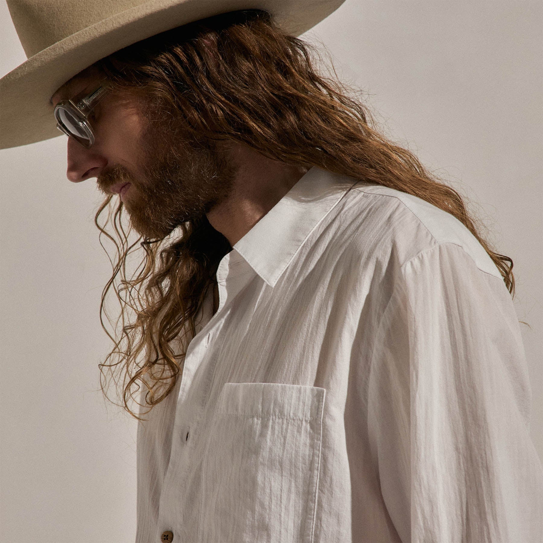Cotton Muslin Shirt - White