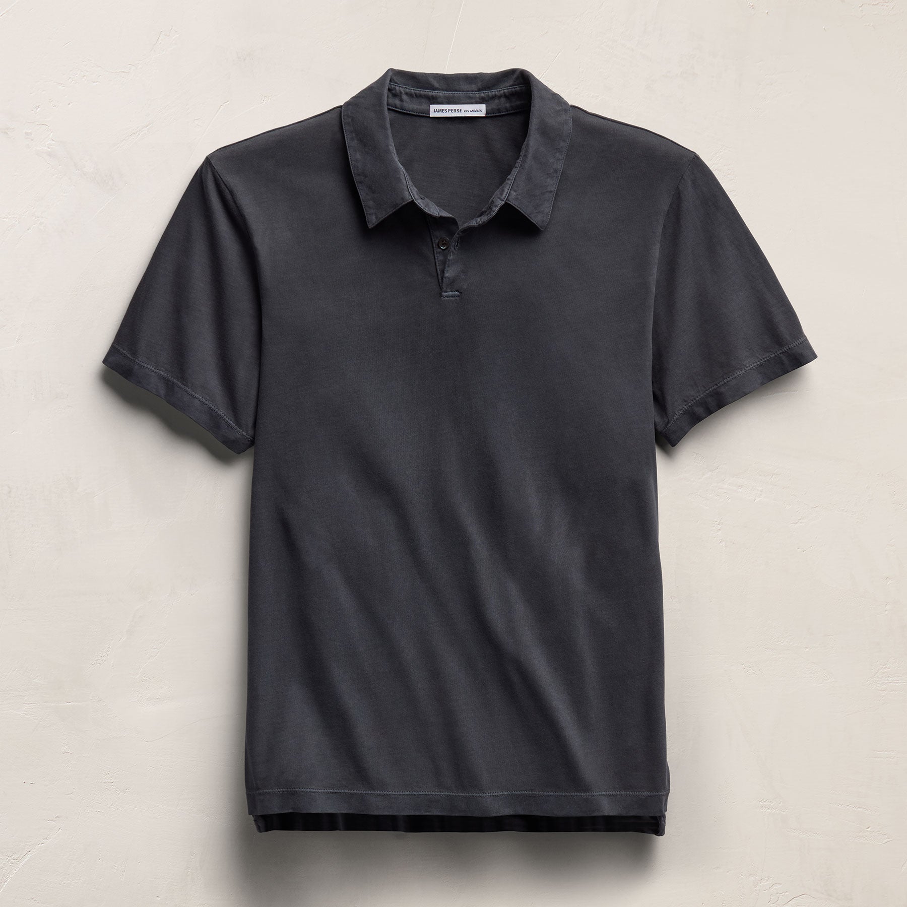 Polo en jersey suédé - Pigment Bleu Nuit