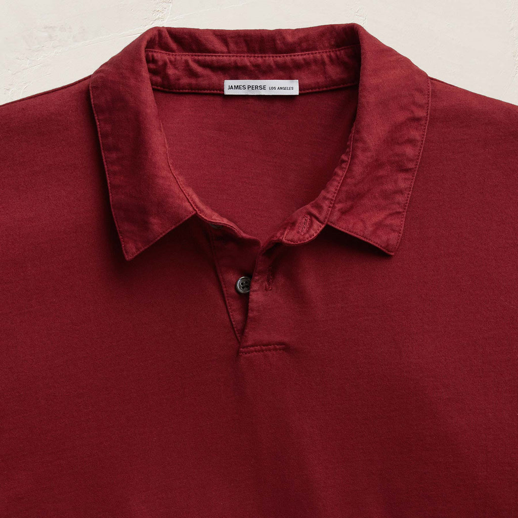 Polo en jersey suédé - Chaleur