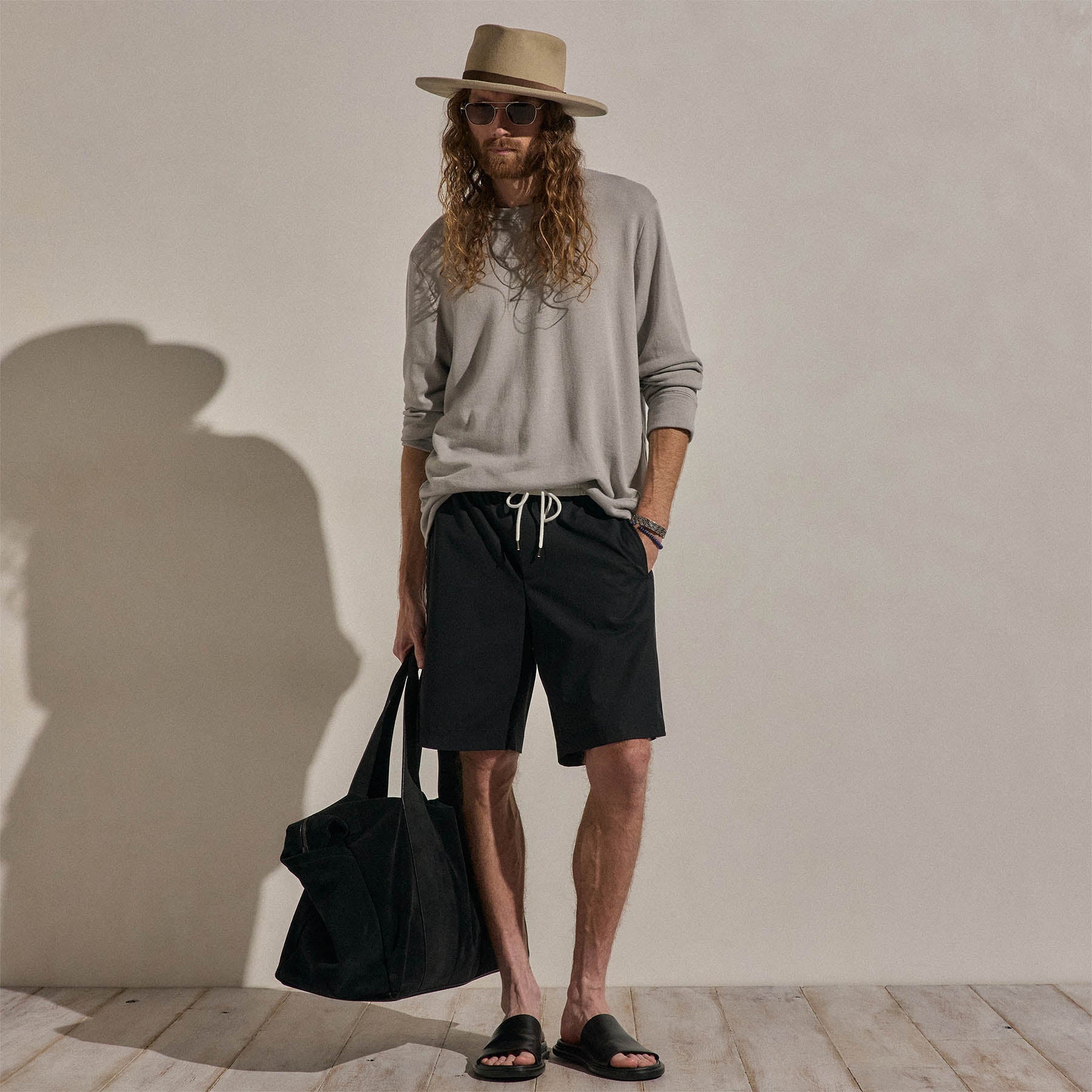 Cotton Cashmere Sweatshirt - Fog