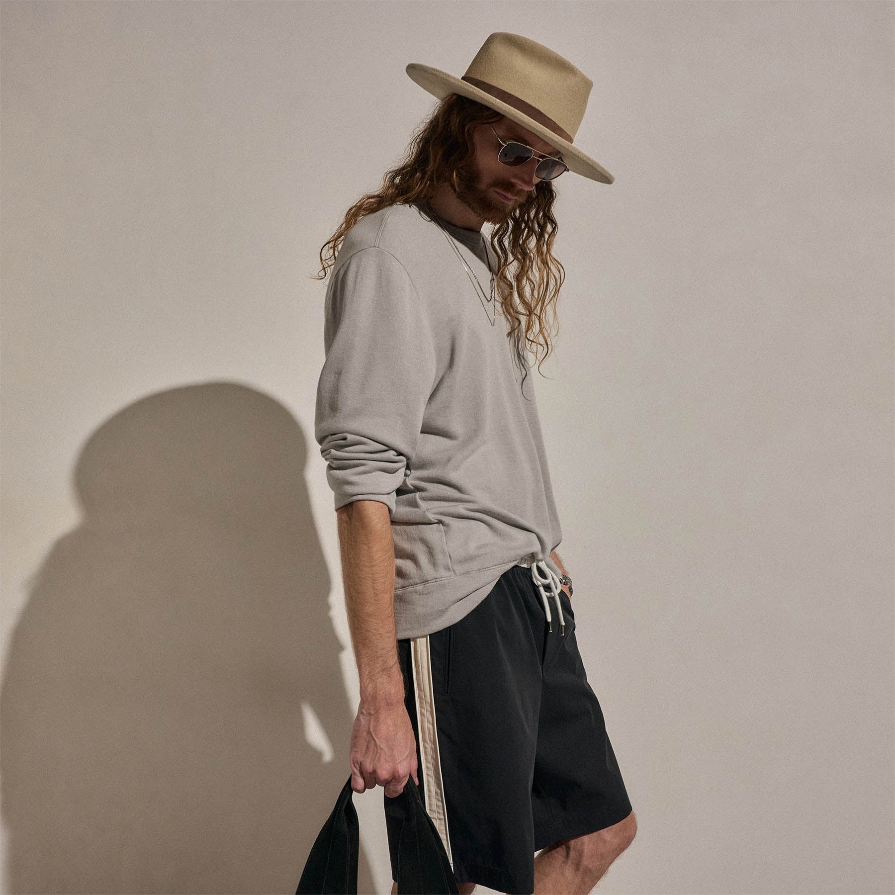 Cotton Cashmere Sweatshirt - Fog