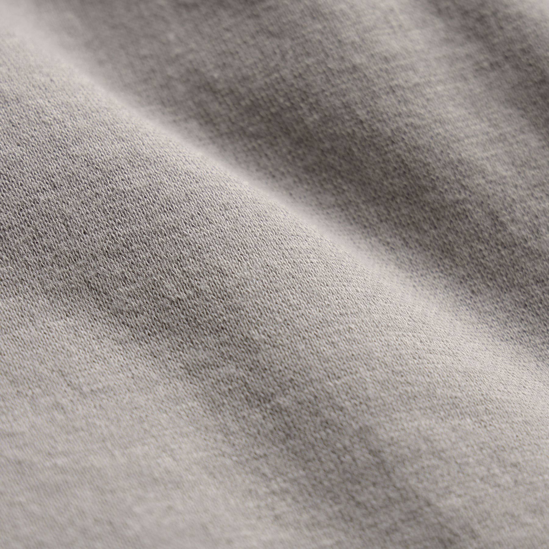 Short molletonné coton cachemire - Fog