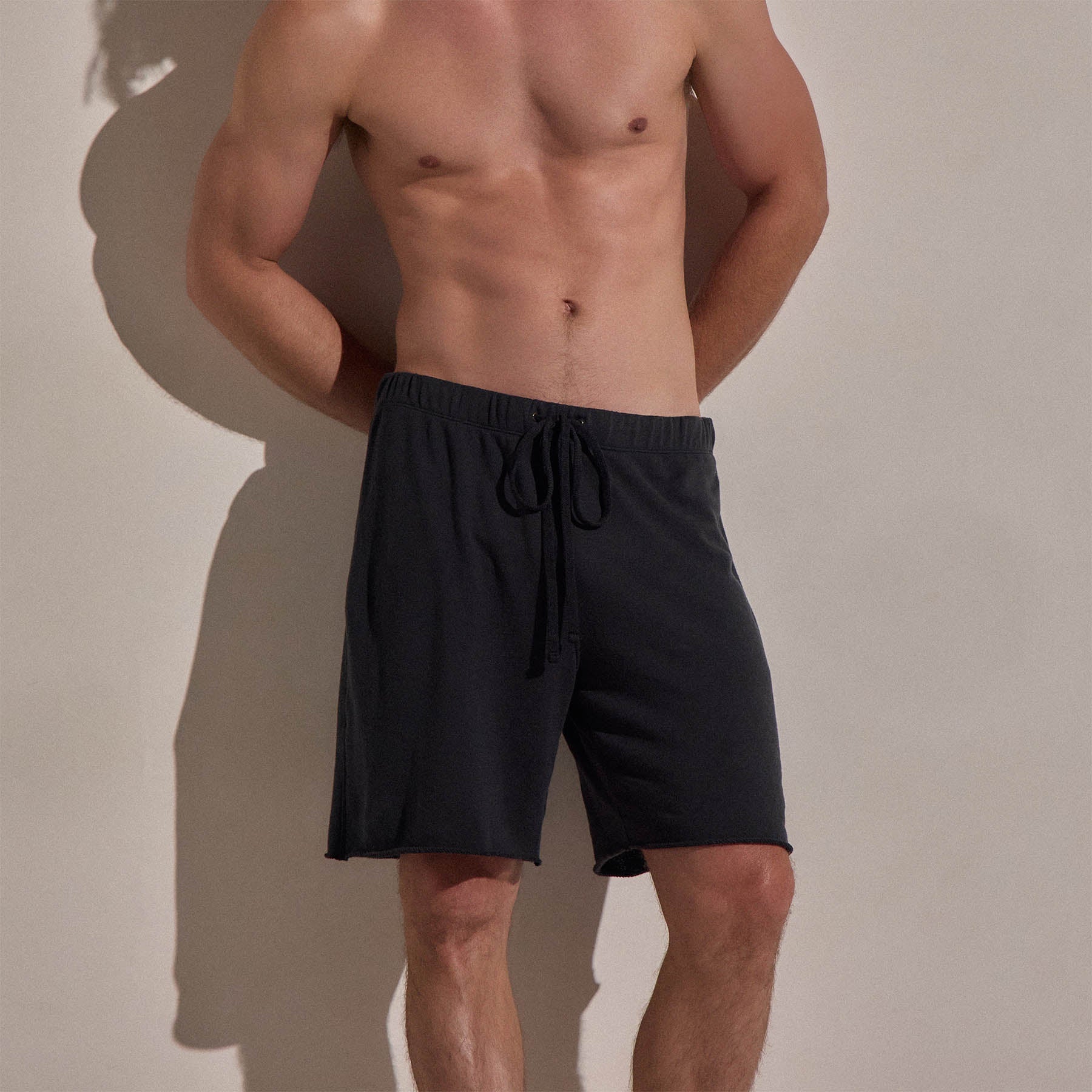 Cotton Cashmere Sweat Short - Magma