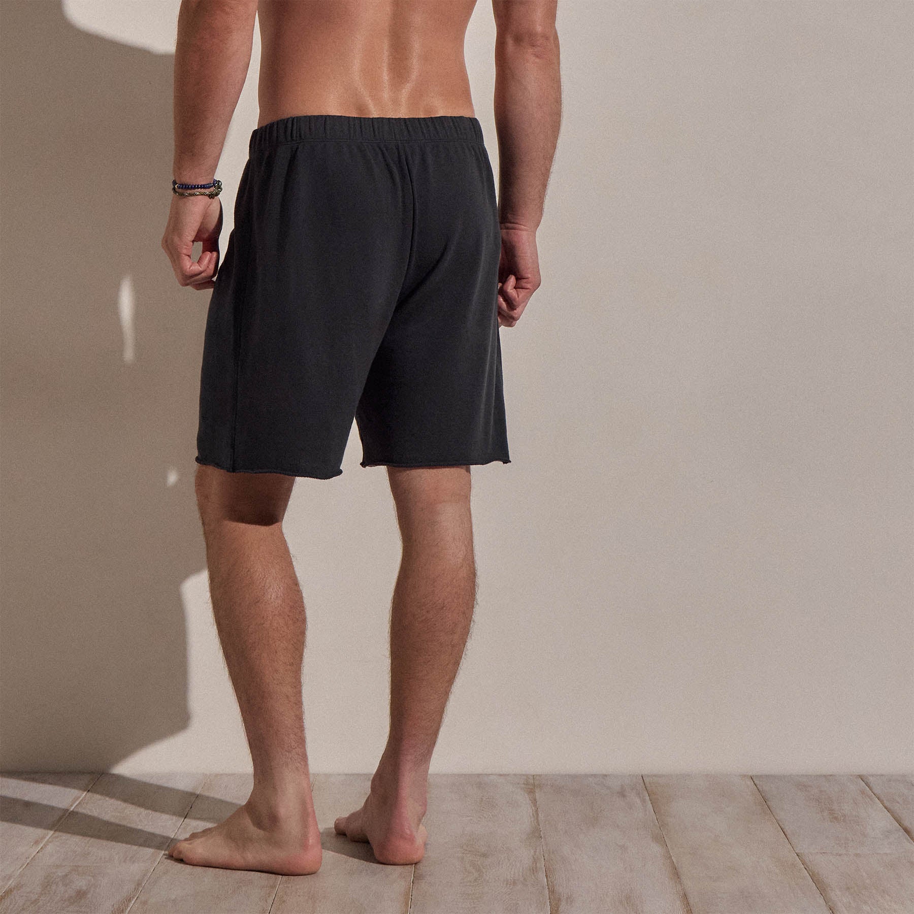 Cotton Cashmere Sweat Short - Magma