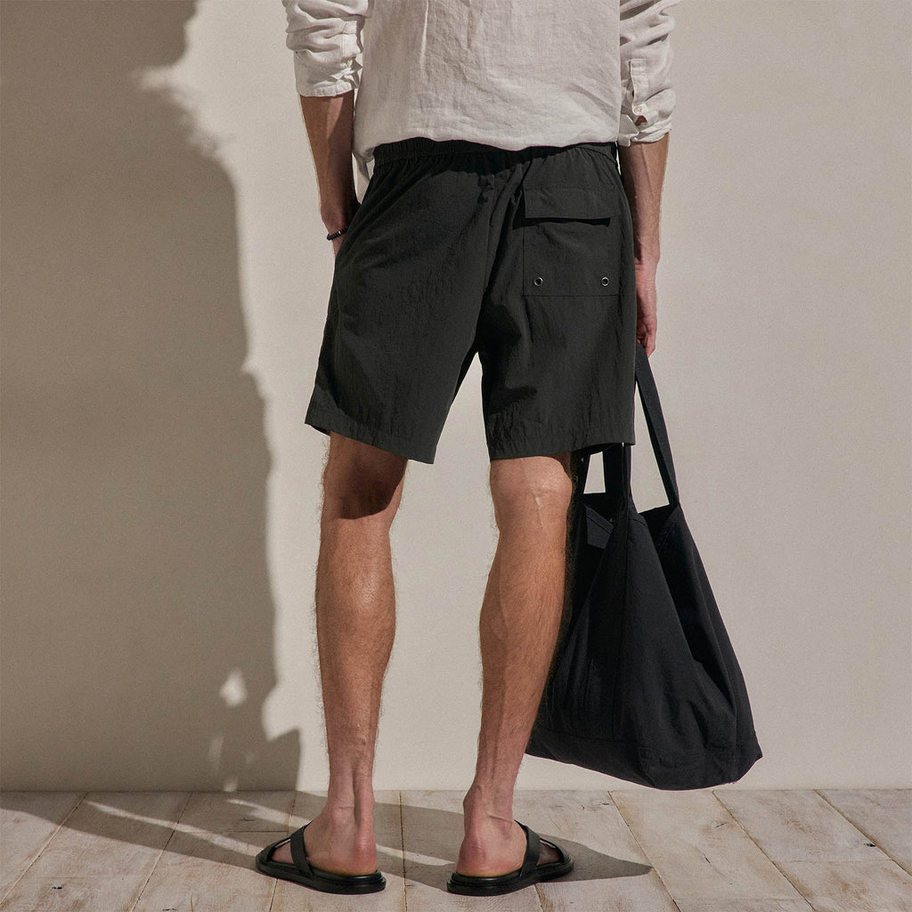 Boardshort brodé paume - Carbone