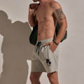 Boardshort brodé Palme - Salt