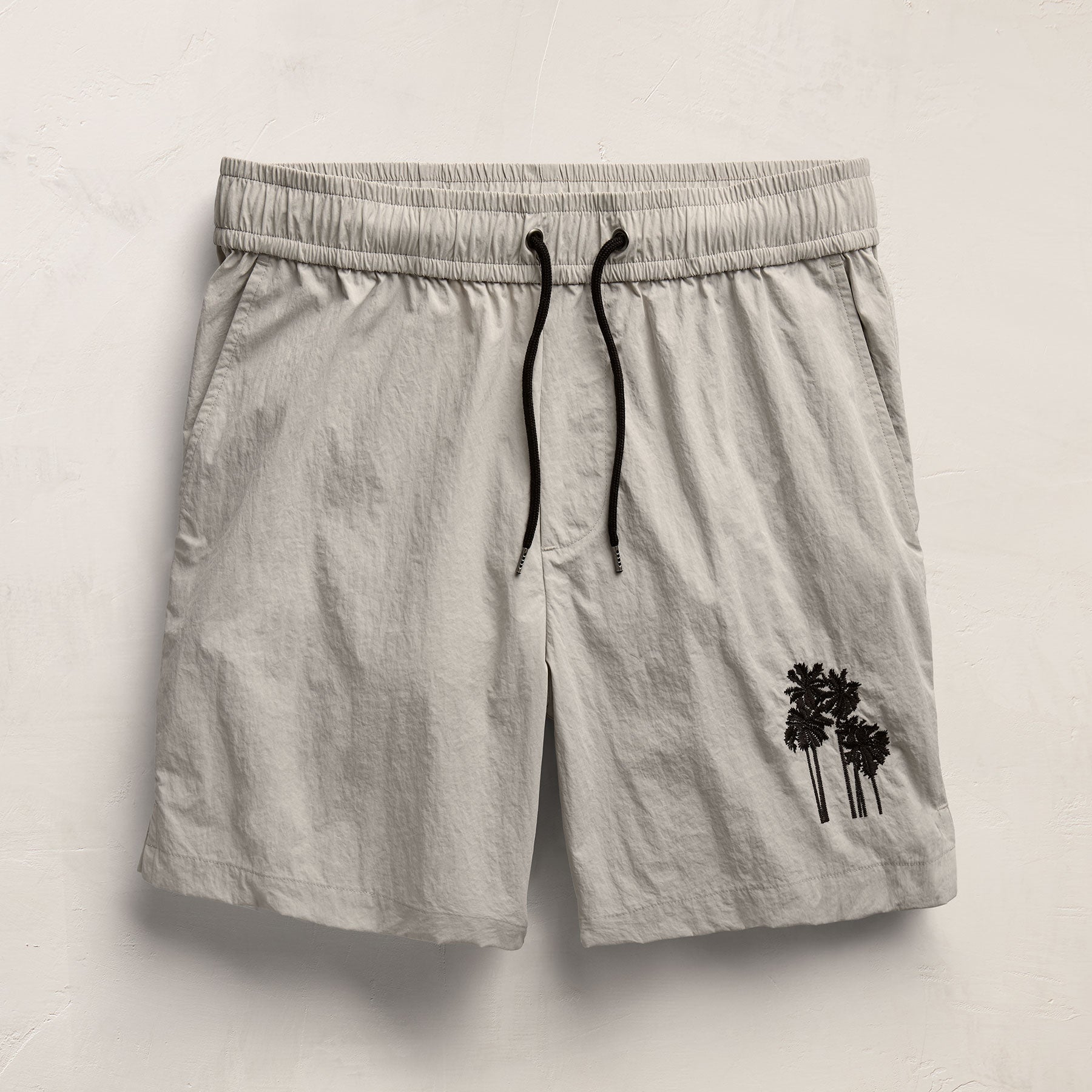 Palm Embroidered Boardshort - Salt