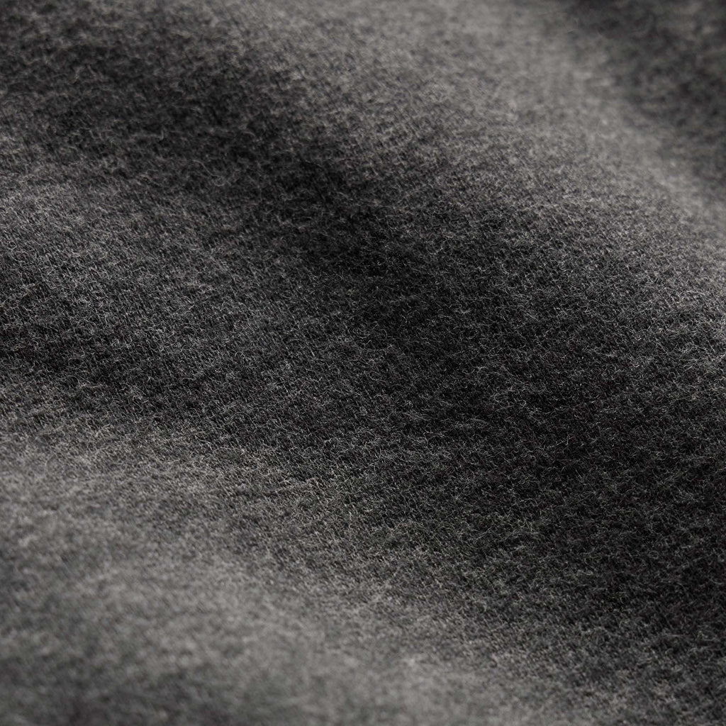 Veste en molleton à bouton-pression - Gris anthracite chiné