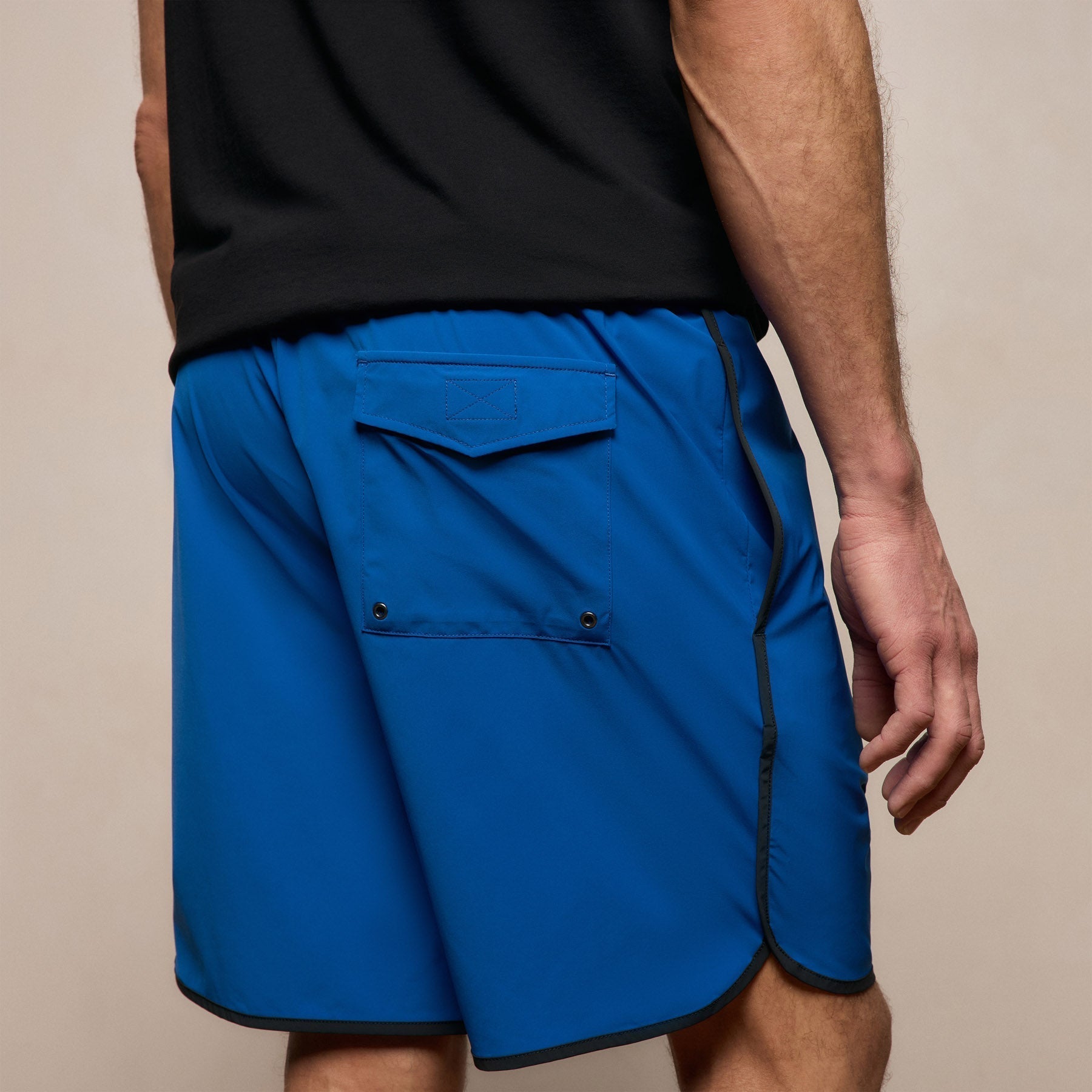 Retro Boardshort - Baltic Blue/Magma