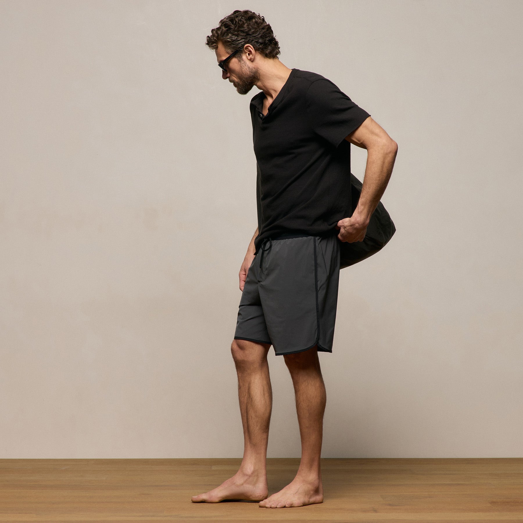 Retro Boardshort - Carbon/Black