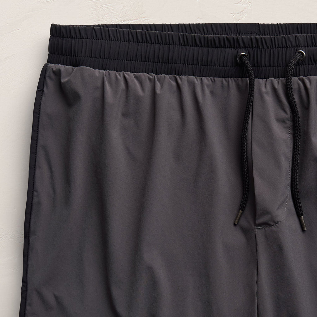 Boardshort rétro - Carbone/Noir