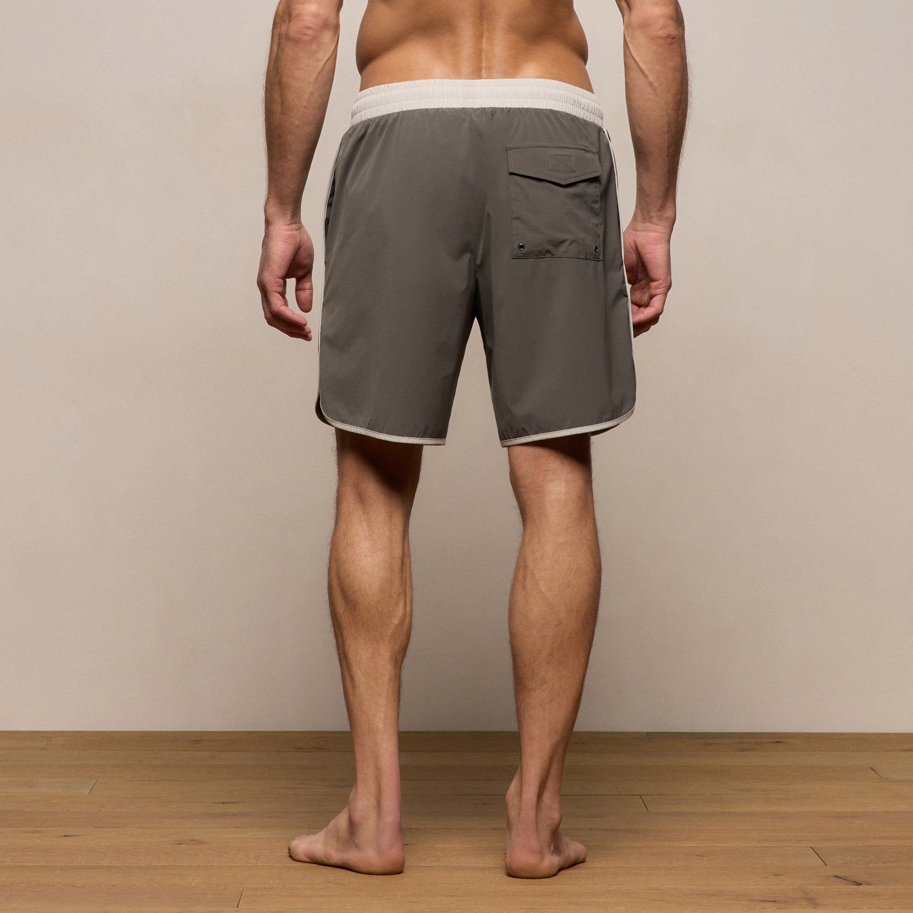 Retro Boardshort - Granite/Salt