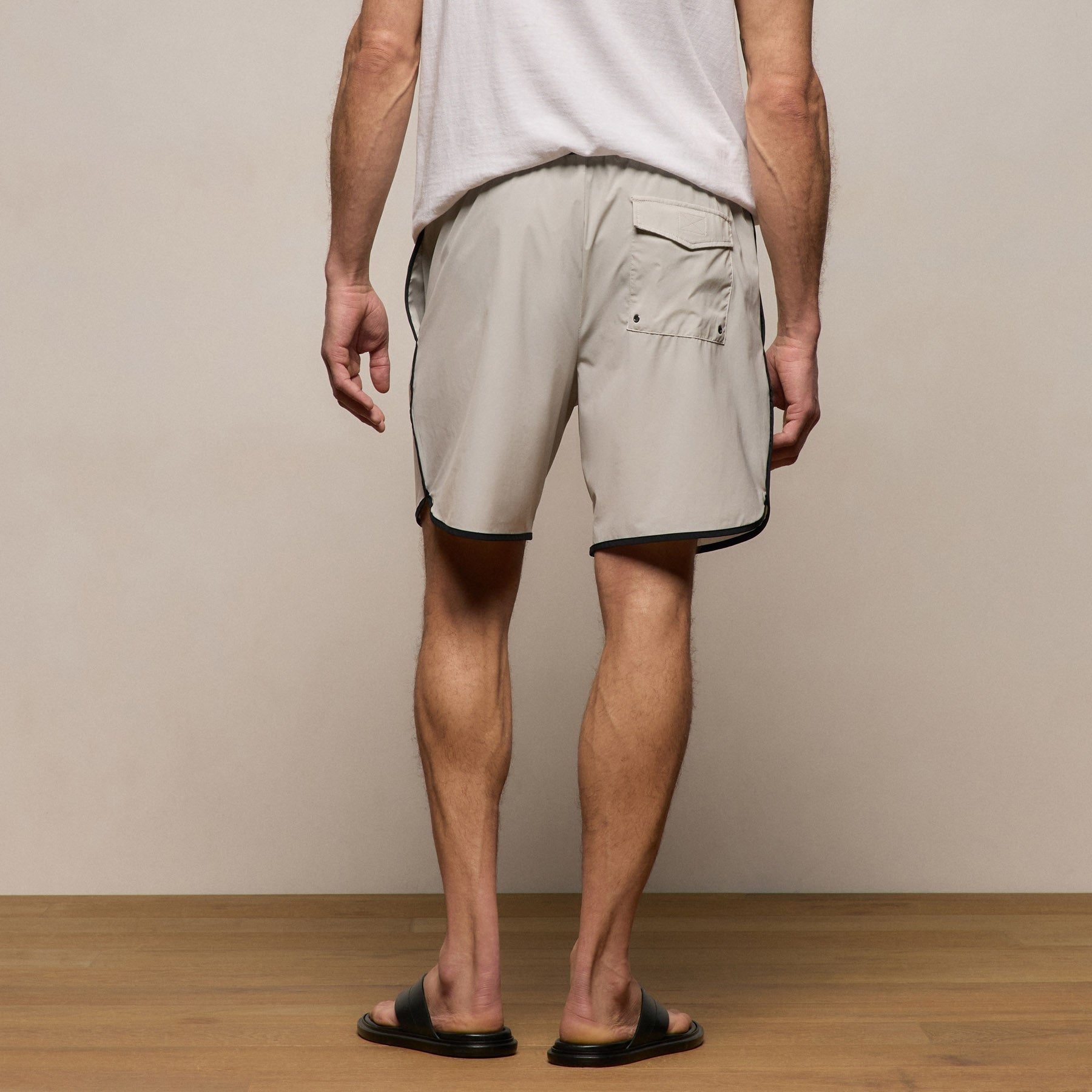 Retro Boardshort - Salt/Black