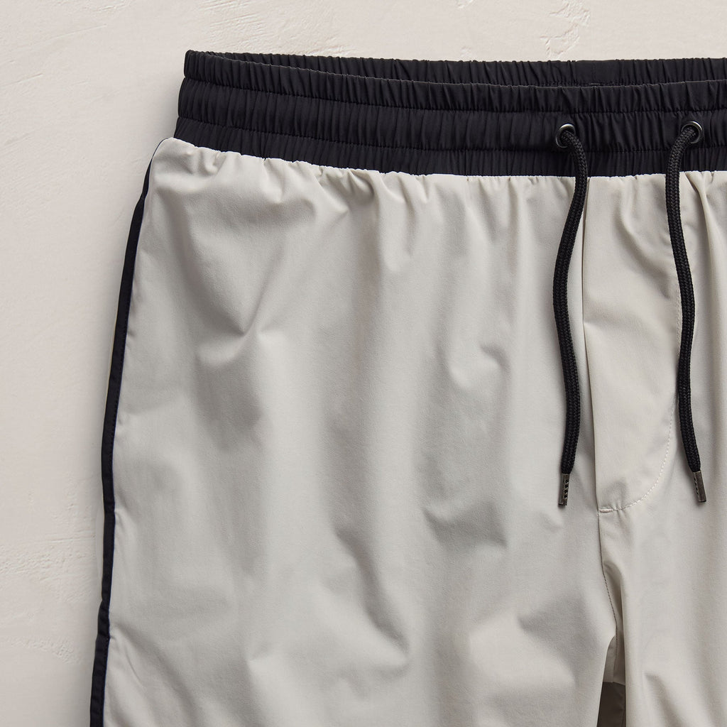 Boardshort rétro - Sel/Noir