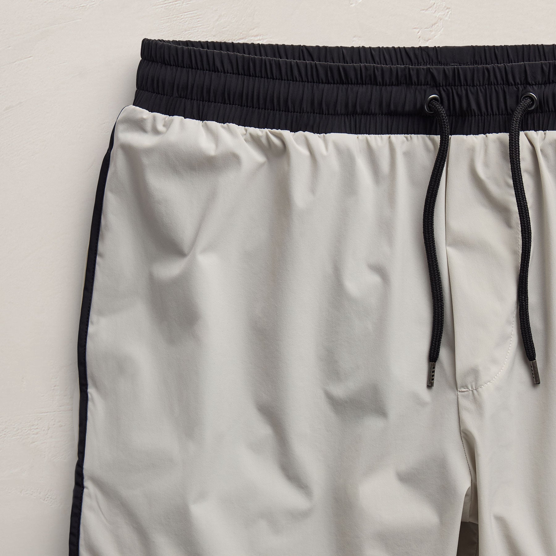 Boardshort rétro - Sel/Noir