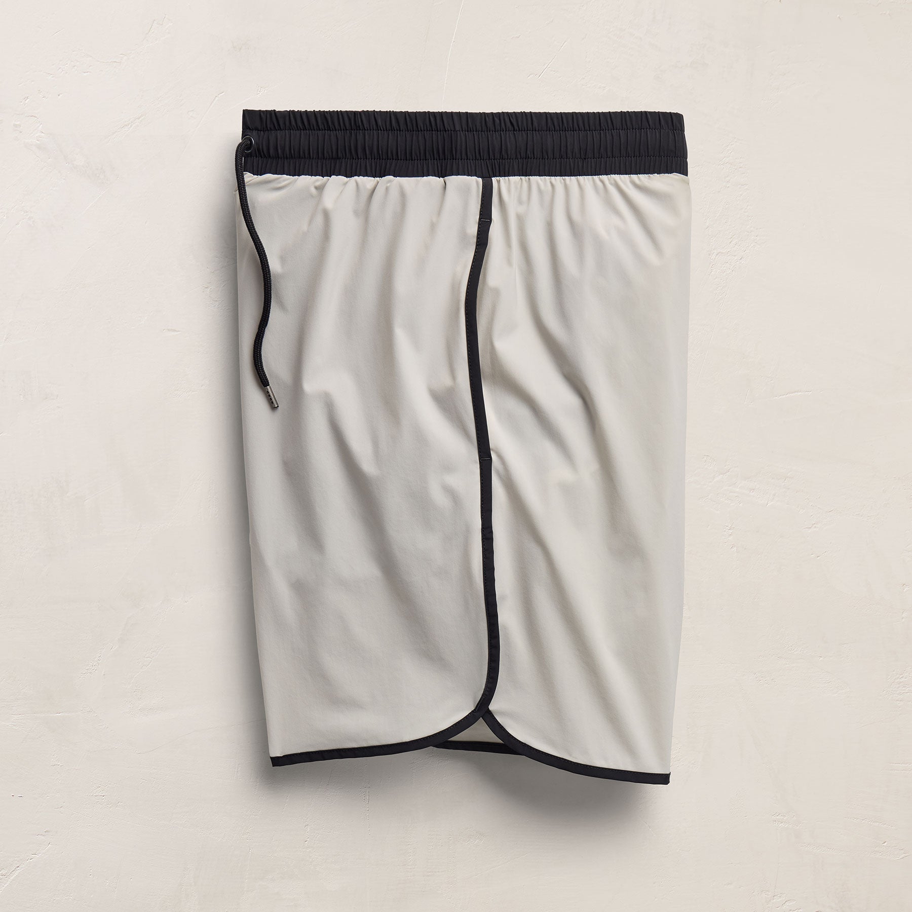 Boardshort rétro - Sel/Noir