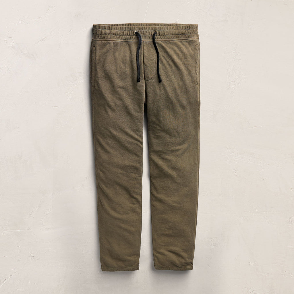 Pantalon de survêtement en molleton français vintage - Pigment vert olive clair