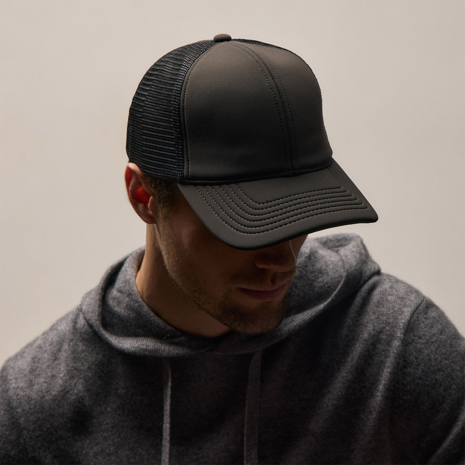 Scuba 6 Panel Baseball Hat - Carbon Grey