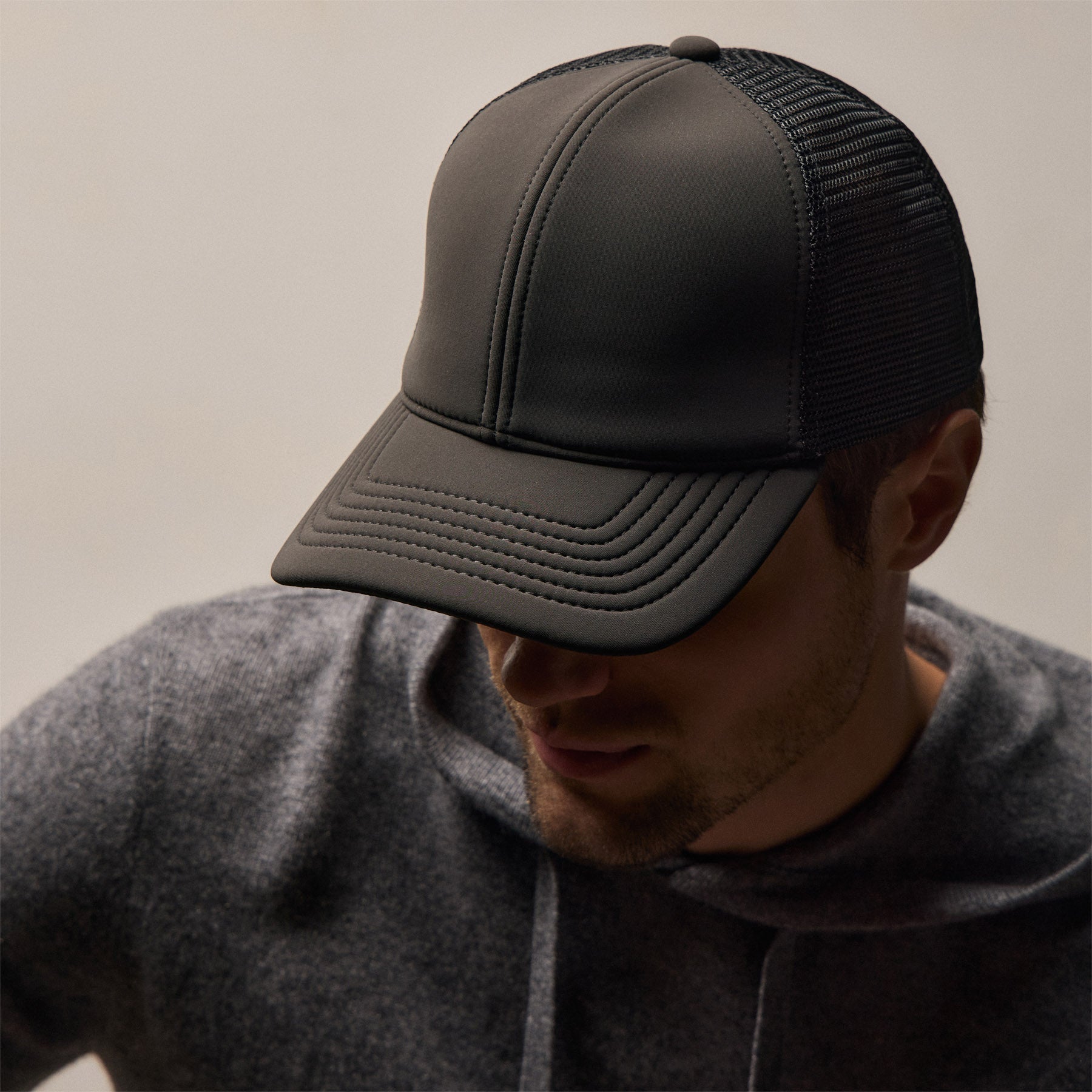 Scuba 6 Panel Baseball Hat - Carbon Grey