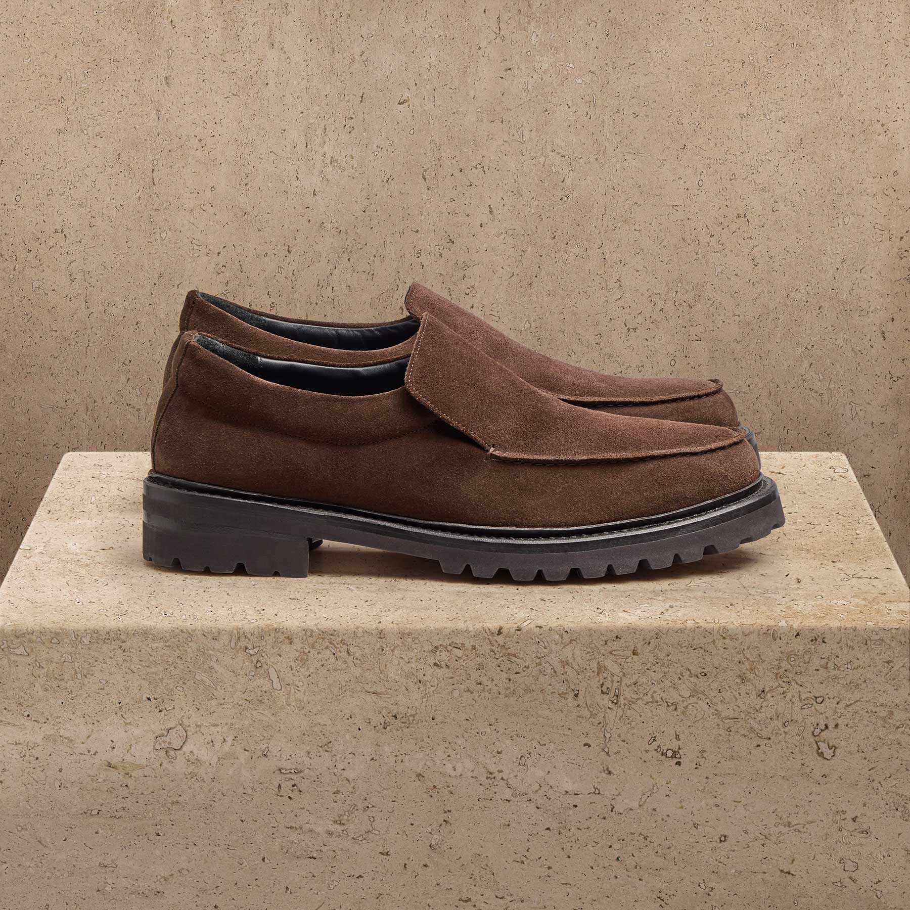 Mocassin Homme Daim - Café