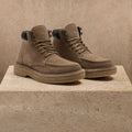 Bottines de travail en daim homme - Cordon
