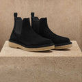 Bottine Chelsea en daim pour homme - Noir