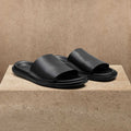 Mules en cuir pour homme - Noir