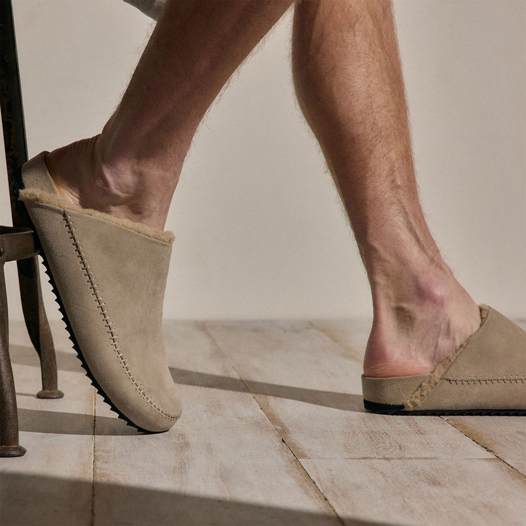 Men's Suede Clog - Earth