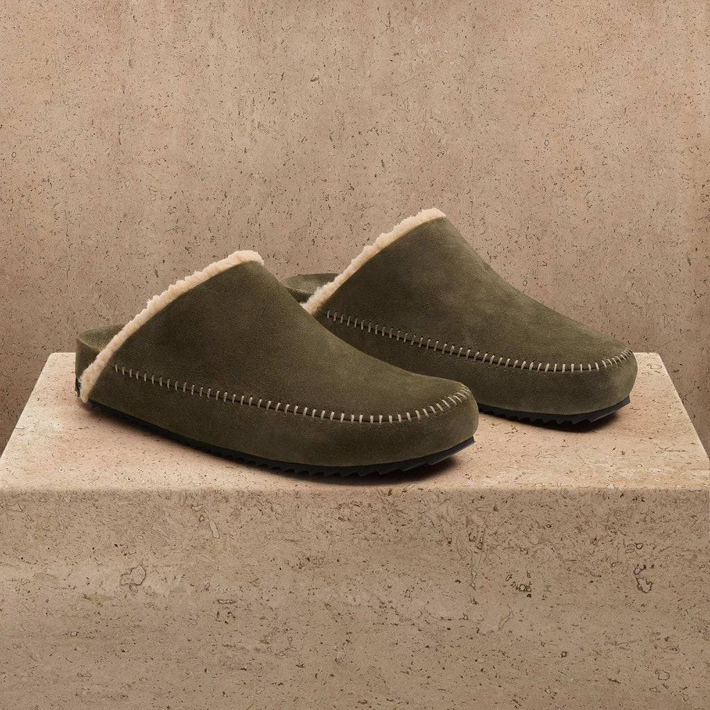 Sabot en daim pour homme - Musc