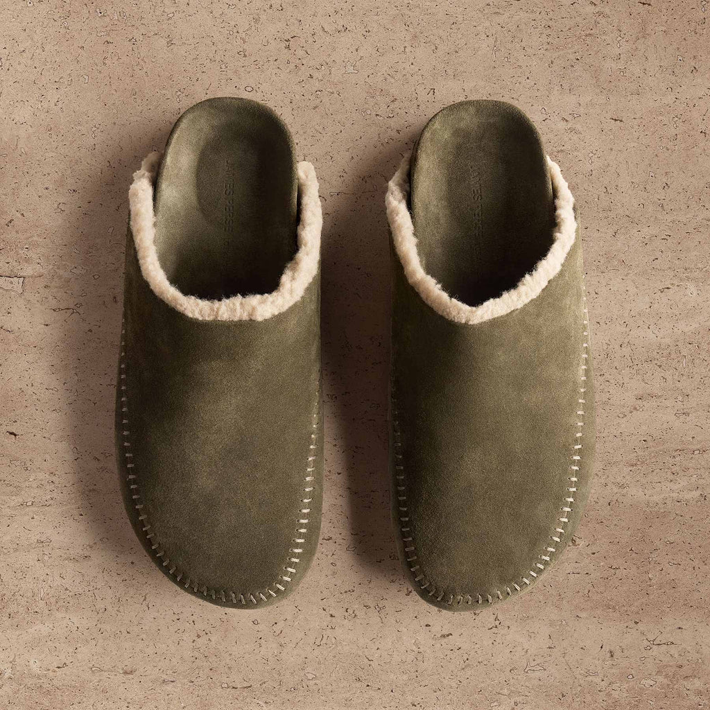 Sabot en daim pour homme - Musc